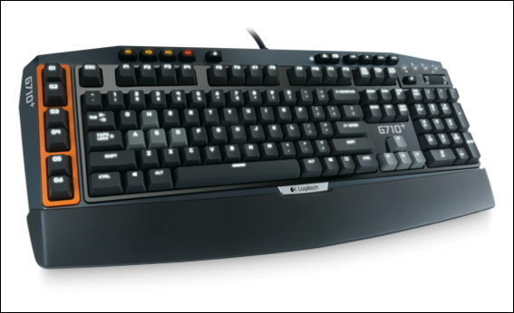 Logitech uvedl herní podsvícenou klávesnici G710+