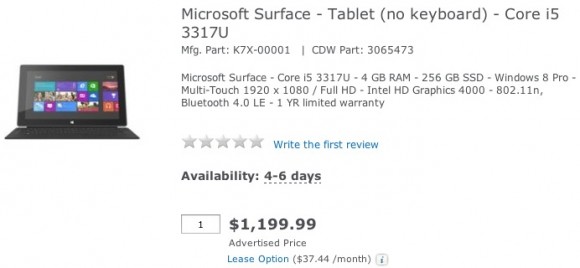 Microsoft Surface Pro s 256 GB SSD k dispozici v USA