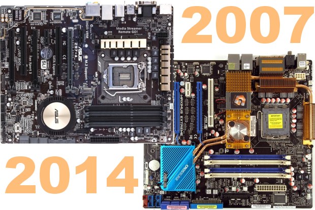 Retro: Maximus Extreme (2007) proti Asus Z97-DELUXE