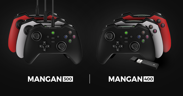 Užij si hru s gamepadem Mangan 400 nebo Mangan 300. Jsi na tahu!