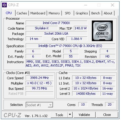 Intel Core i9-7900X: Desetijádrový Skylake-X v testu