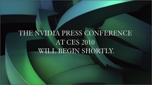 CES 2010: Živý přenos z konference nVidia 