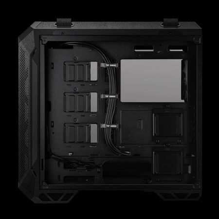 Asus TUF Gaming GT501: bytelná midi-tower PC skříň z 1,5mm pozinkované oceli