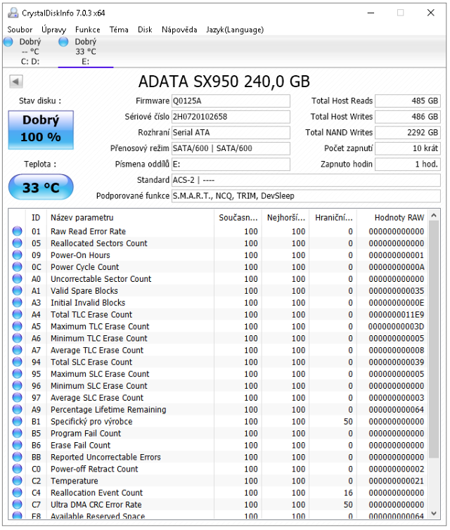 ADATA SU800 a SX950 – Nová levná SSD s 3D NAND čipy