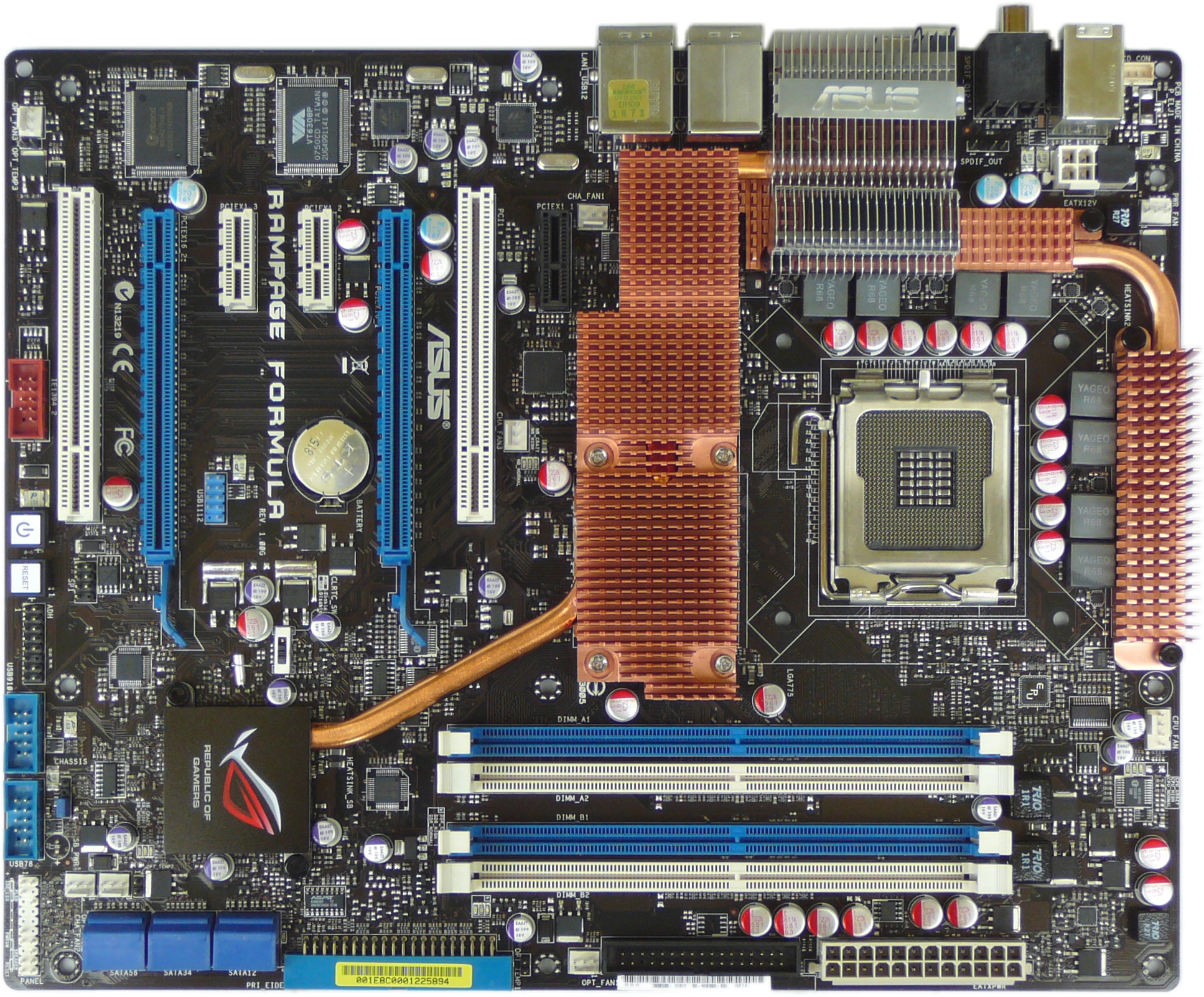 ASUS Rampage Formula - X48 Express s paměťmi DDR2