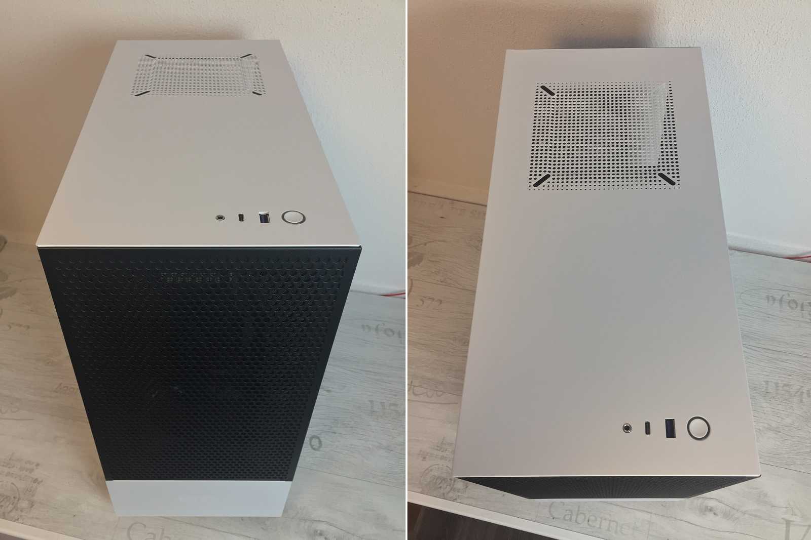 Test skříně NZXT H510 FLOW – s komponenty v bílém tónu