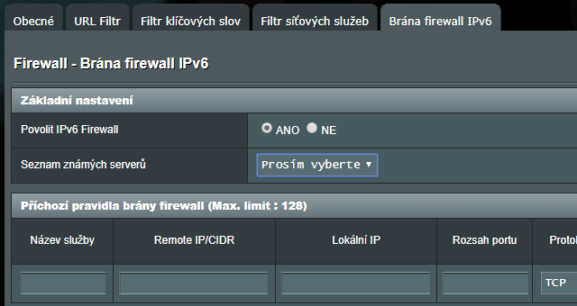 Podpora IPv6