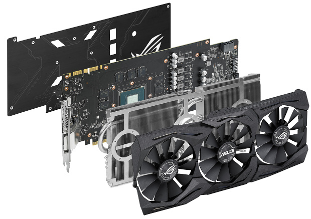 Asus ROG GTX 1070 Strix Gaming s DirectCU III v testu