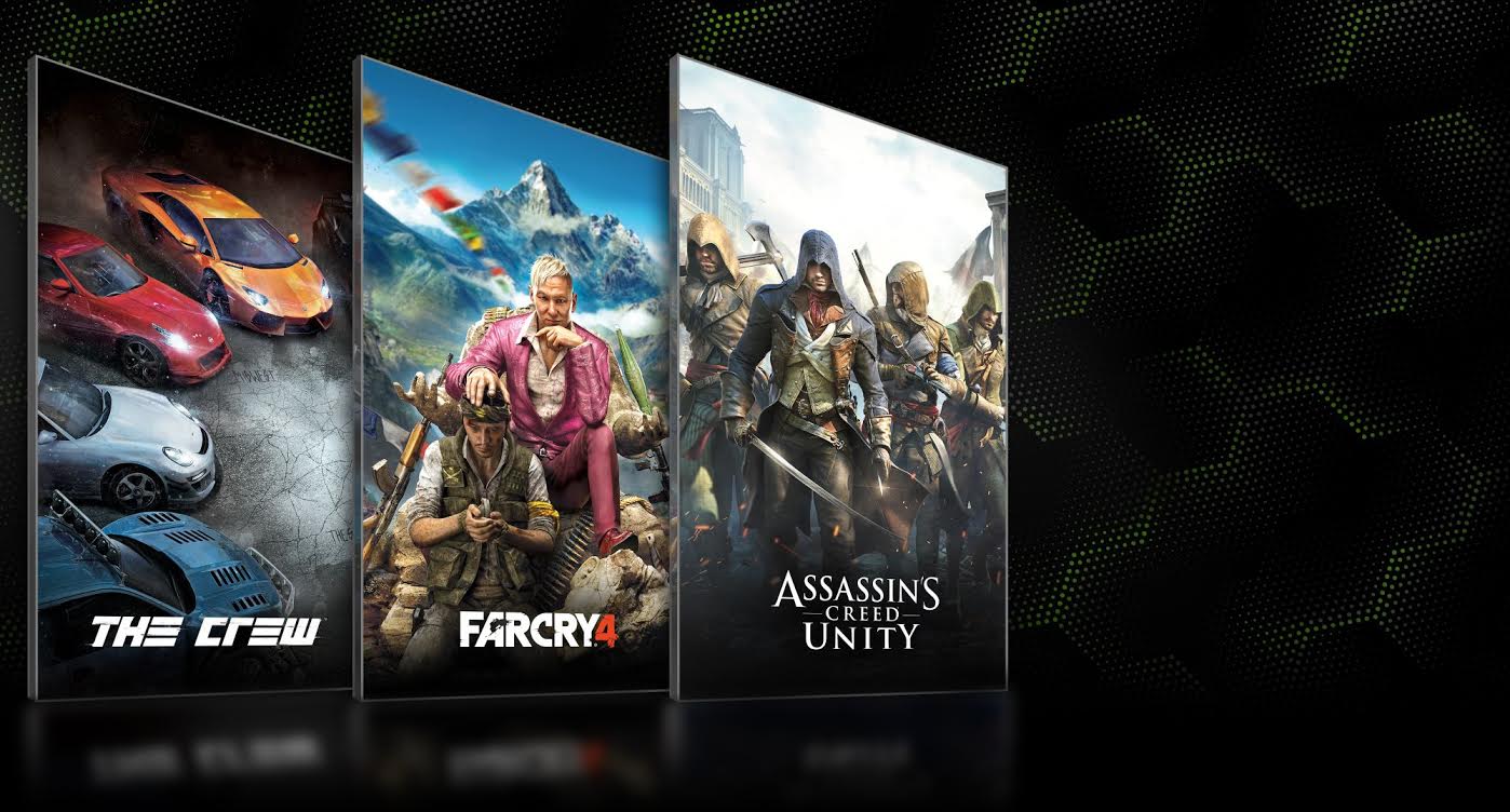 Při nákupu grafiky nVidia GeForce získáte zdarma hru The Crew, Far Cry 4 nebo Assassin’s Creed Unity