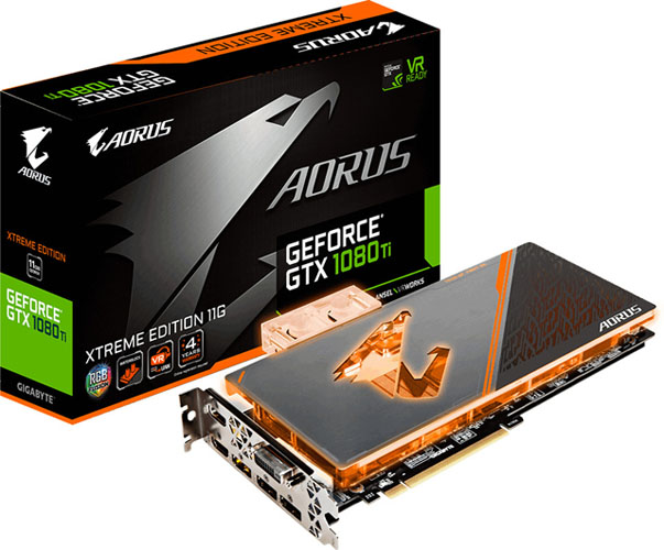 Značka Aorus přichází s našlapanou grafikou GeForce GTX 1080 Ti s blokem vodního chlazení