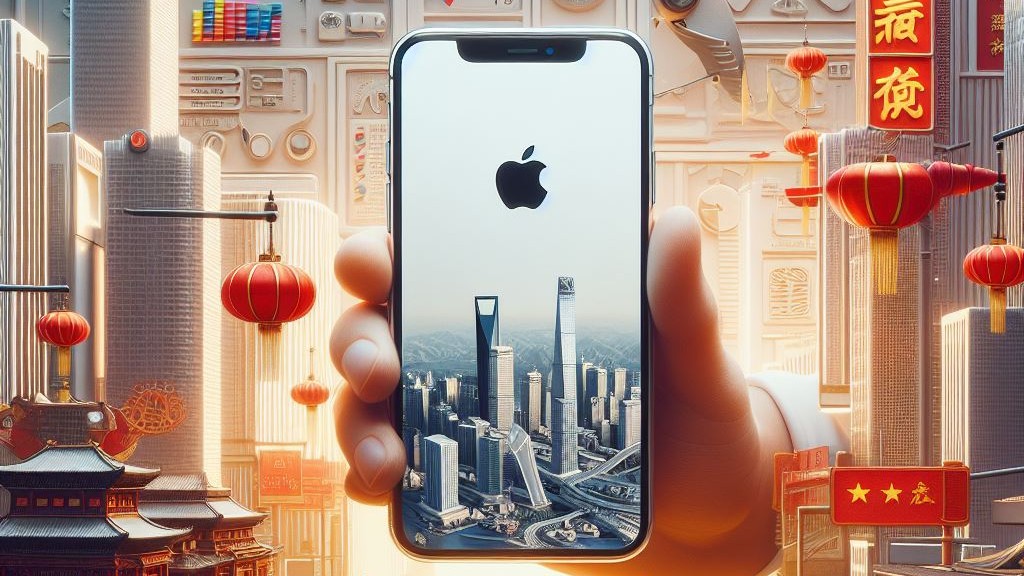 Apple poprvé na špičce čínského trhu s telefony : velmi těsný souboj 