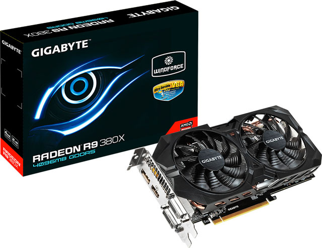 Gigabyte odhalil grafickou kartu Radeon R9 380X s chladičem WindForce 2X