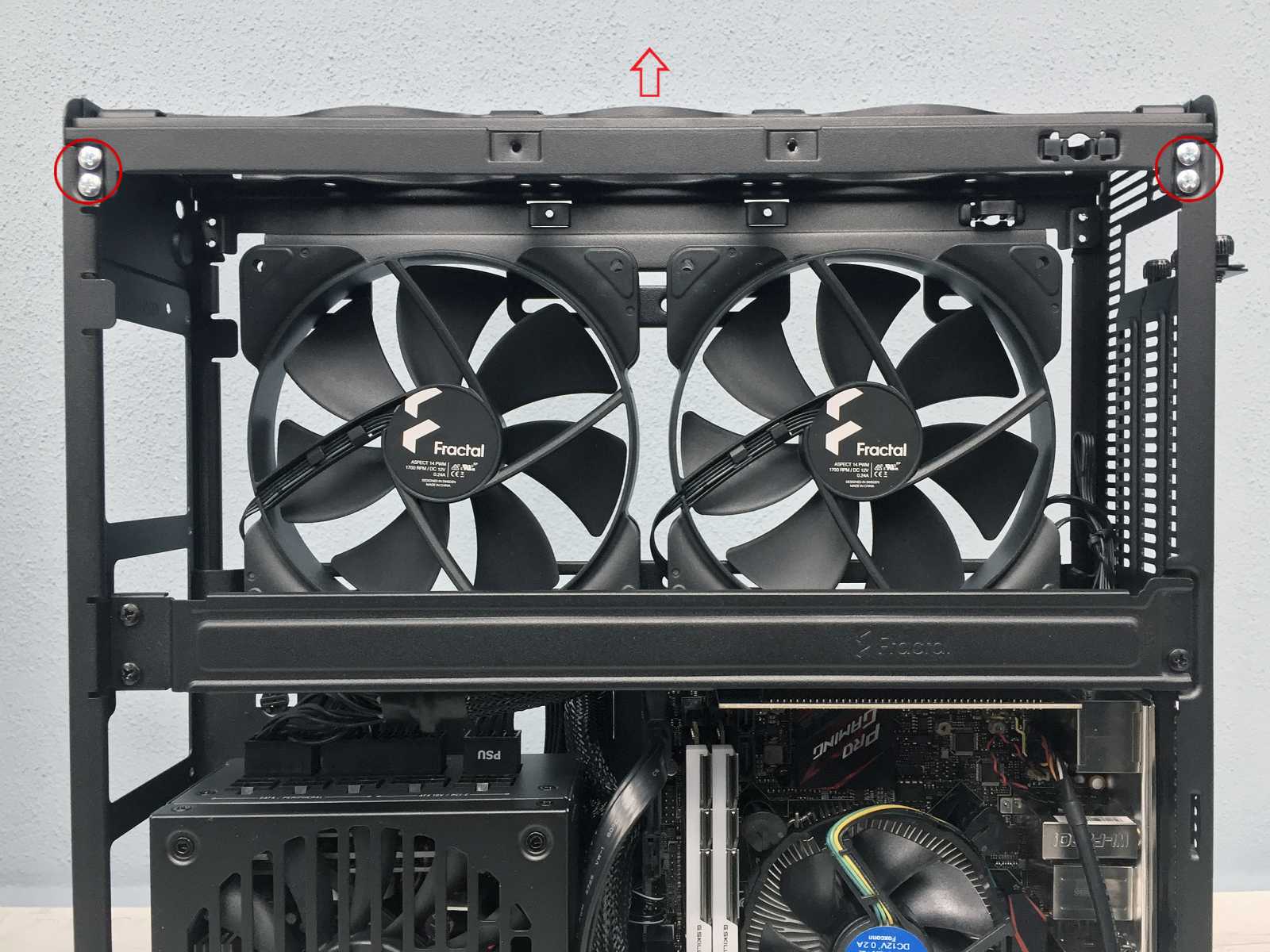 Test skříně Fractal Design Ridge