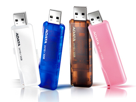 A-Data DashDrive UV110: flash disky se zatahovacím USB konektorem