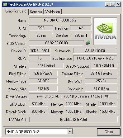 NVIDIA GeForce 9800 GX2, test nejvýkonnější grafické karty na trhu