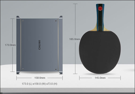 Chuwi HiGame: první mini-PC s Core i7-8709G s grafikou Radeon RX Vega M GH