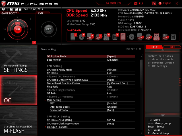 MSI Z270 Gaming M7: Herní deska pro Kaby Lake