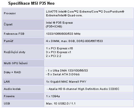 Základovky pro Intel - 1/3 (Asus P5N32-E SLI Plus a MSI P35 Neo-F)