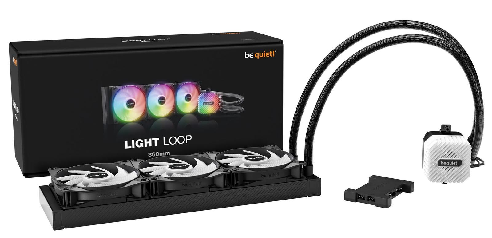 be quiet! LIGHT LOOP 360 mm – AiO vodní kit pro CPU s ARGB