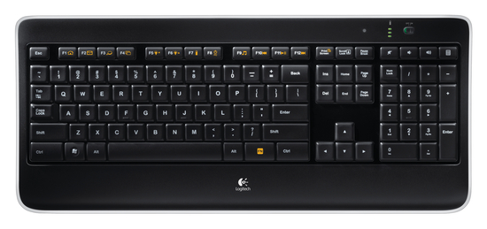 Logitech Wireless Illuminated Keyboard – průvodce tmou