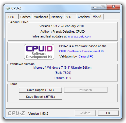 CPU-Z 1.53.2 - stahujte novou verzi