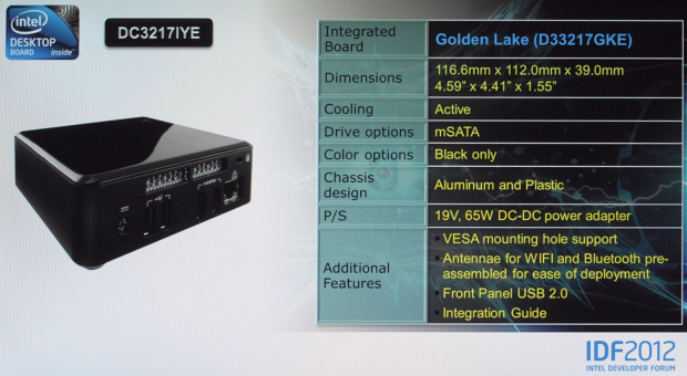 Intel NUC – počítač 11 × 11 cm s Intel Ivy Bridge