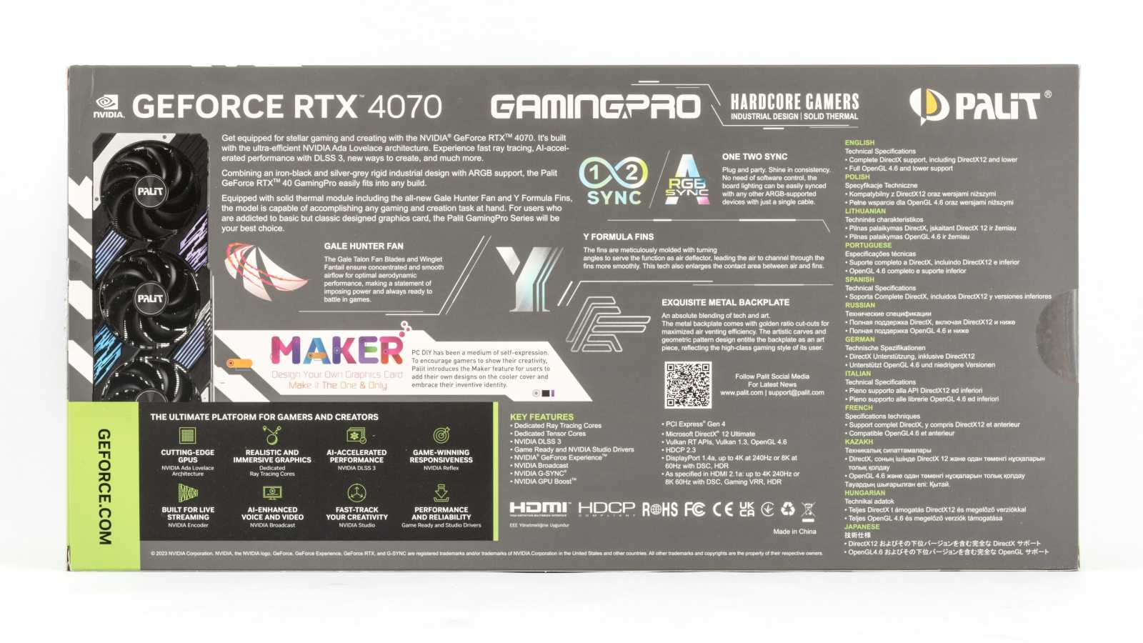 Test Palit GeForce RTX 4070 GamingPro: maximální pohoda na minimálních otáčkách