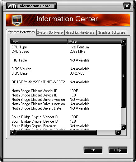 ATI Catalyst Control Center