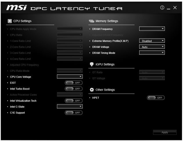  DPC Latency Tuner