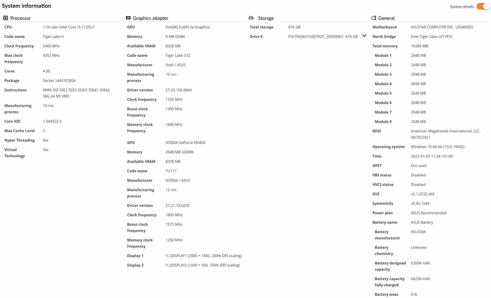 ASUS Zenbook UX5400E – výkonný prcek s OLED a Screenpadem