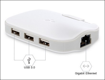 Kanex DualRole: Rozbočovač USB s Ethernetem do USB 3.0