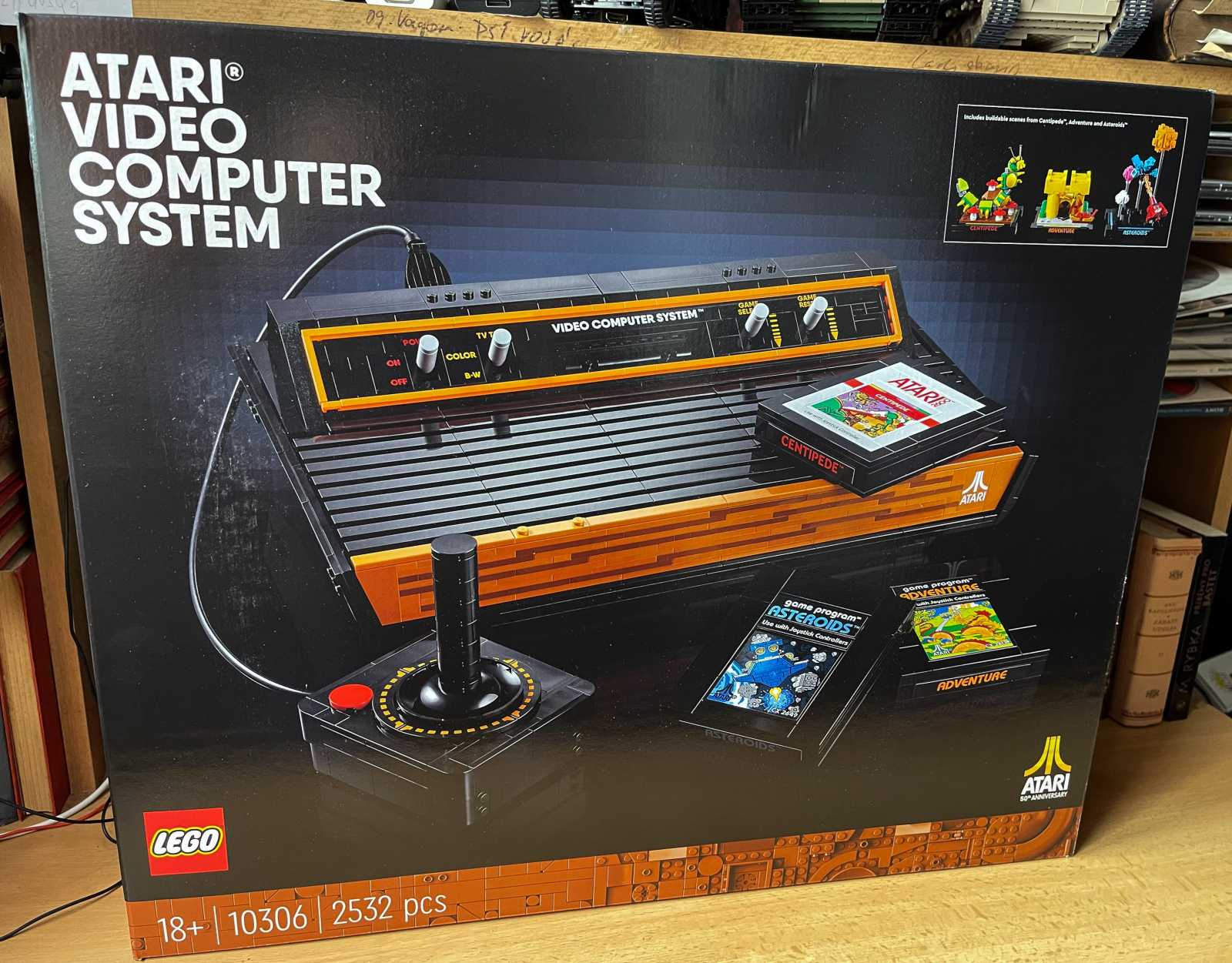 Už jste si dnes postavili své Atari? LEGO Atari VCS k 50. výročí založení firmy!