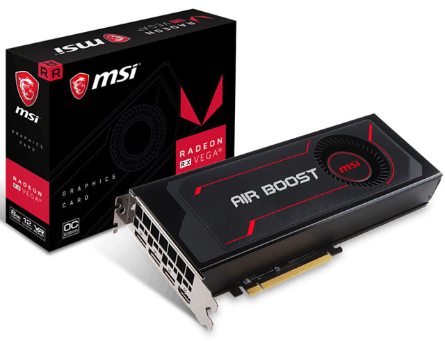 MSI nabídne Radeon RX Vega 56 Air Boost ve dvou verzích