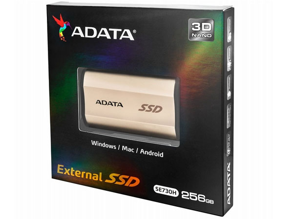 Adata uvádí odolné externí SSD SE730H připojením USB 3.1 typu C