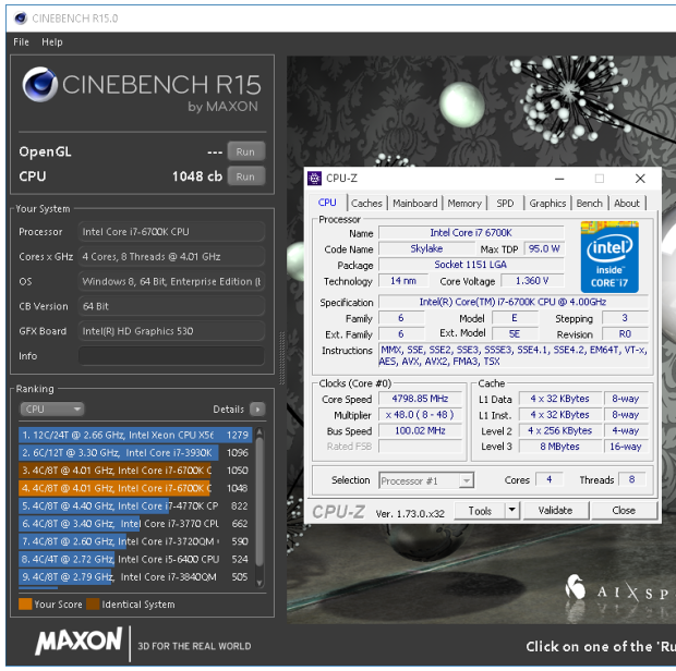 Jak na přetaktování CPU Intel Skylake (Core i7-6700K)