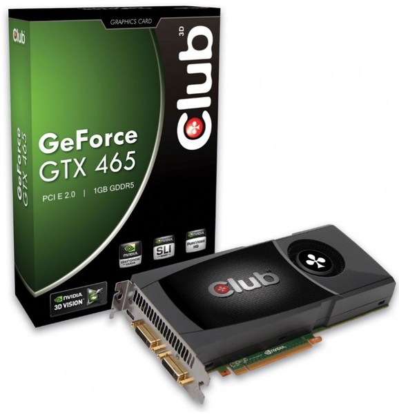 Club 3D uvádí svoji GeForce GTX 465