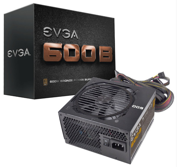 EVGA oznámila vydání nového PSU 600B