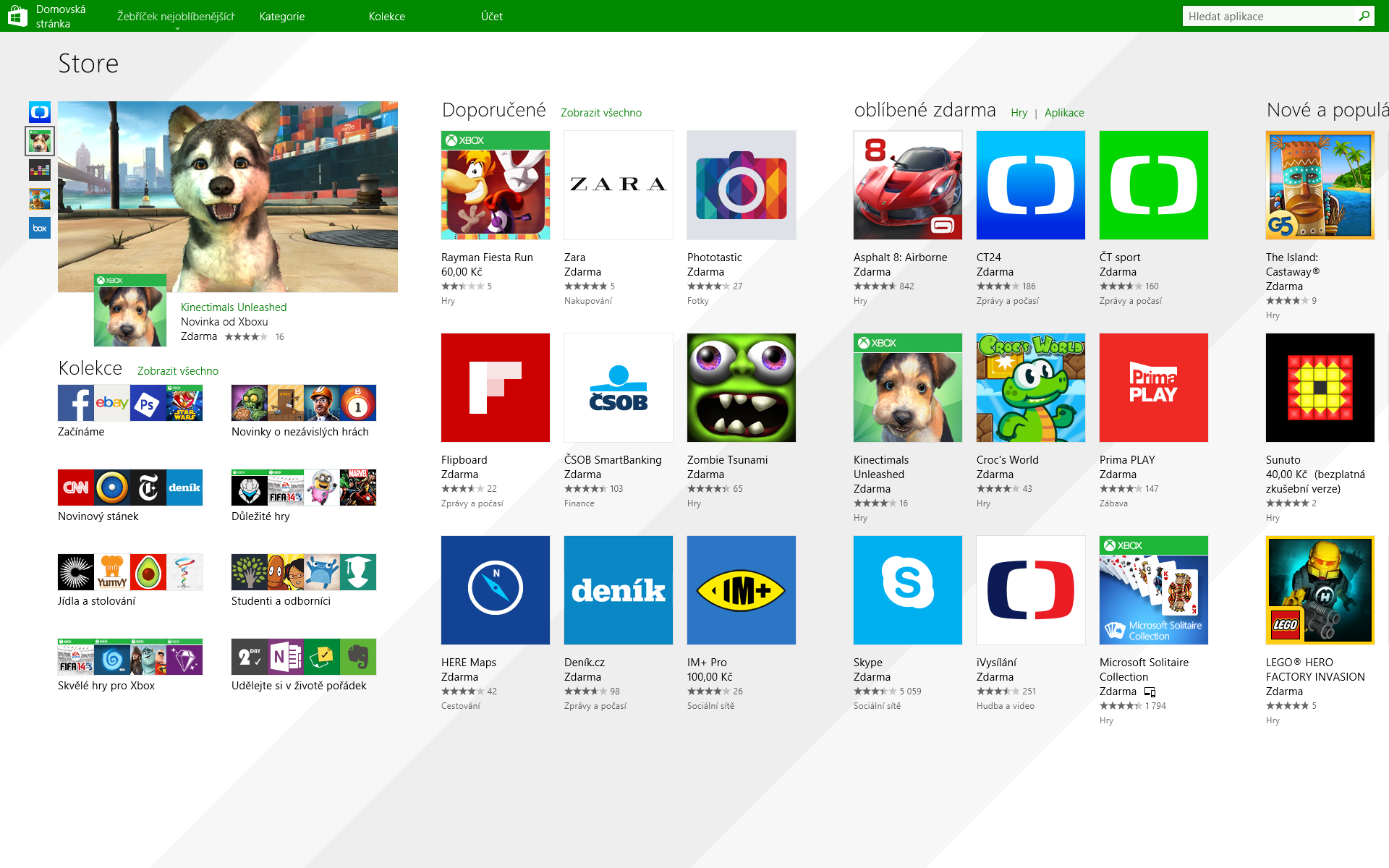 Aktualizace Windows Store přináší snažší ovládání