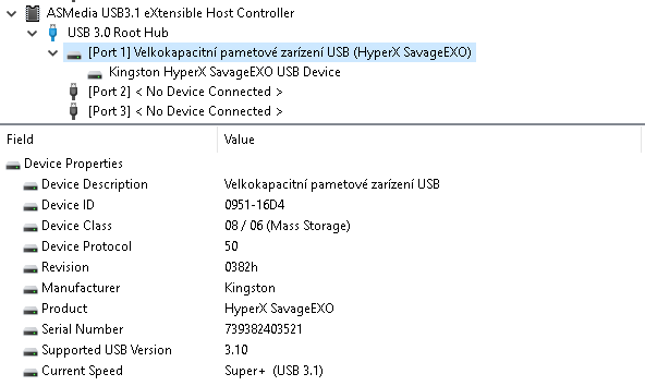 Kingston Savage Exo 480 GB: Rychlé externí SSD pro USB 