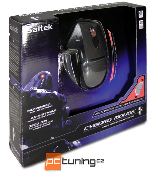 Saitek Cyborg Mouse - myš ve stylu Transformers?