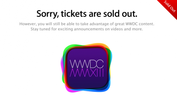 Apple vyprodal konferenci WWDC 2013 za pouhé 2 minuty