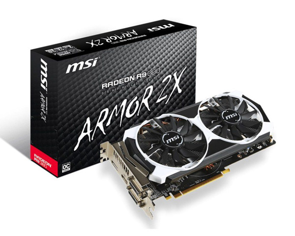 Grafická karta AMD Radeon R9 380 - MSI AMD R9 380 2GD5T OC