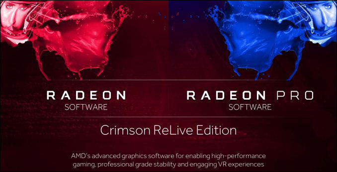 AMD dnes uvádí nové verze ovladačů Radeon Software Crimson ReLive Edition