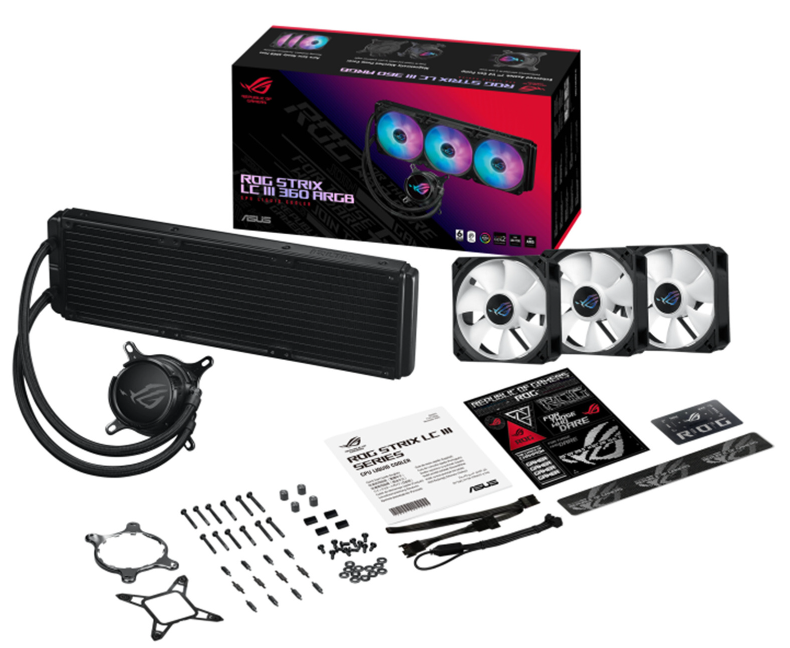 ASUS ROG Strix LC III 360 ARGB: Výkonný a tichý vodní kit AiO pro chlazení procesoru