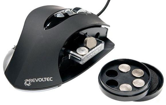 Revoltec FlightMouse Elite. Herní myš s vyvažováním a 5040 dpi laserovým snímačem