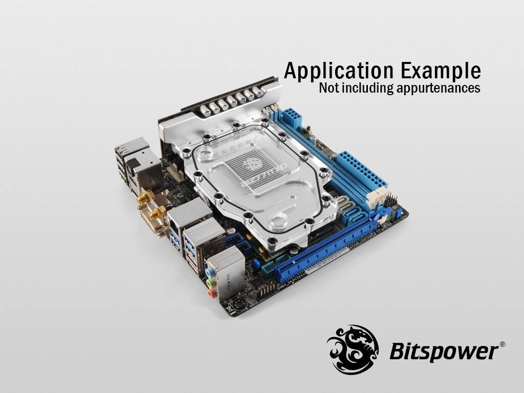 Bitspower AIZ77ITXD: Vodní blok na celou mini-ITX desku Asus P8Z77-I Deluxe