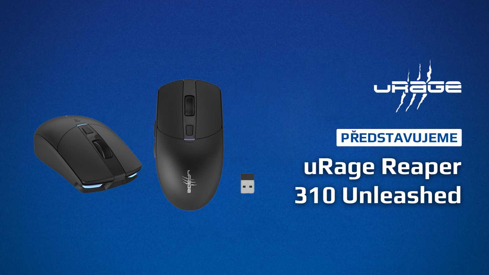 uRage Reaper 310 Unleashed – praktická bezdrátová herní myš