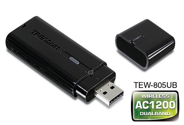 CES1013: Trendnet TEW-805UB – první Wi-Fi 802.11ac adaptér s USB 3.0 na světě