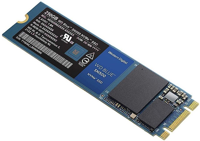 WD Blue (SN500) 500 GB – Nejlevnější SSD pro NVMe na trhu