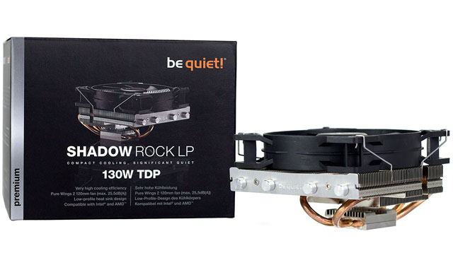 Be quiet! uvádí na trh svůj nový nízkoprofilový CPU chladič Shadow Rock LP pro procesory s TDP až 130 W